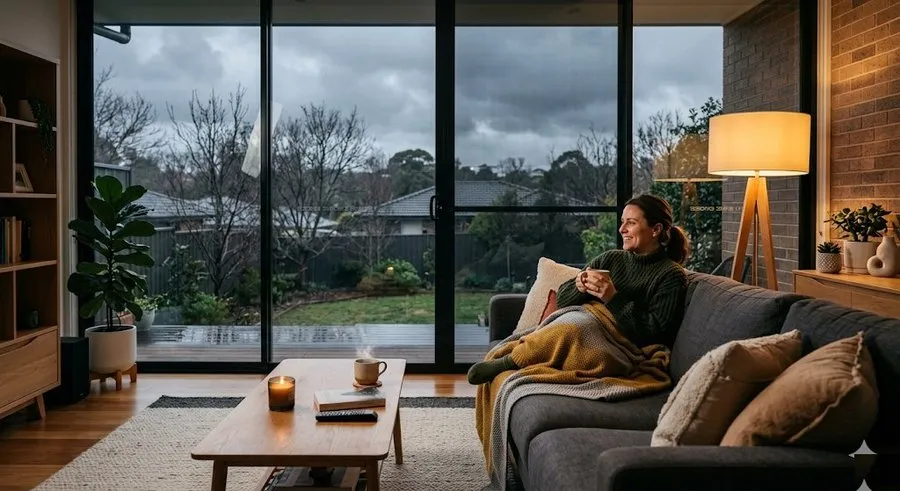 Comfortable home with window tinting
